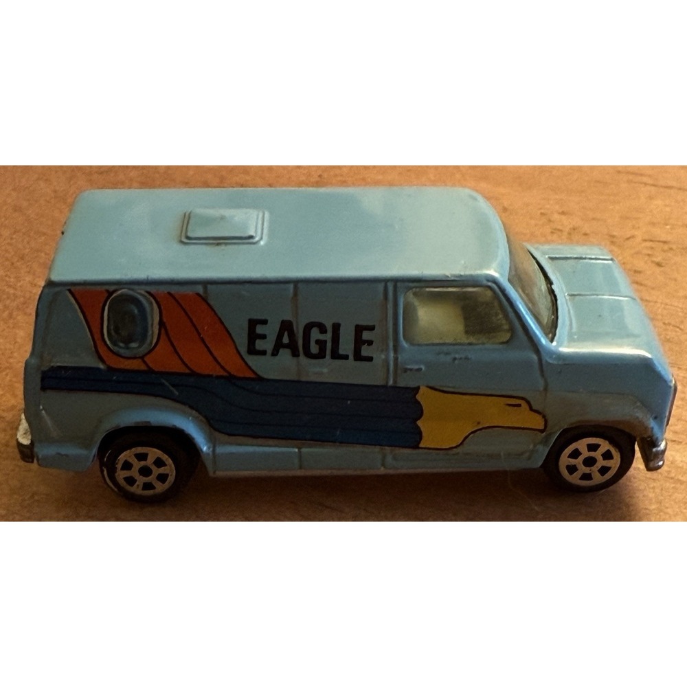 Yatming Univ. Studios Eagle No. 1501 Hong Kong Blue Vintage Diecast